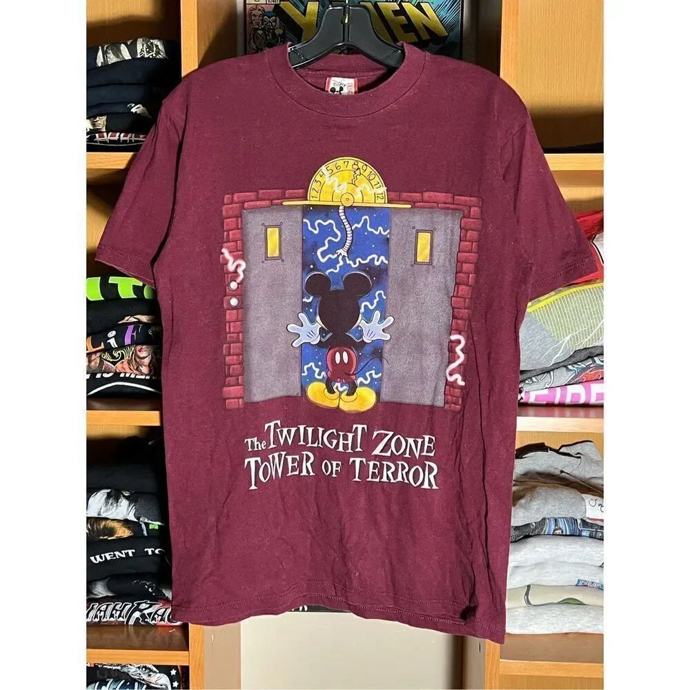 Vintage 90s Disney Twilight Zone Of Terror Ride Tee